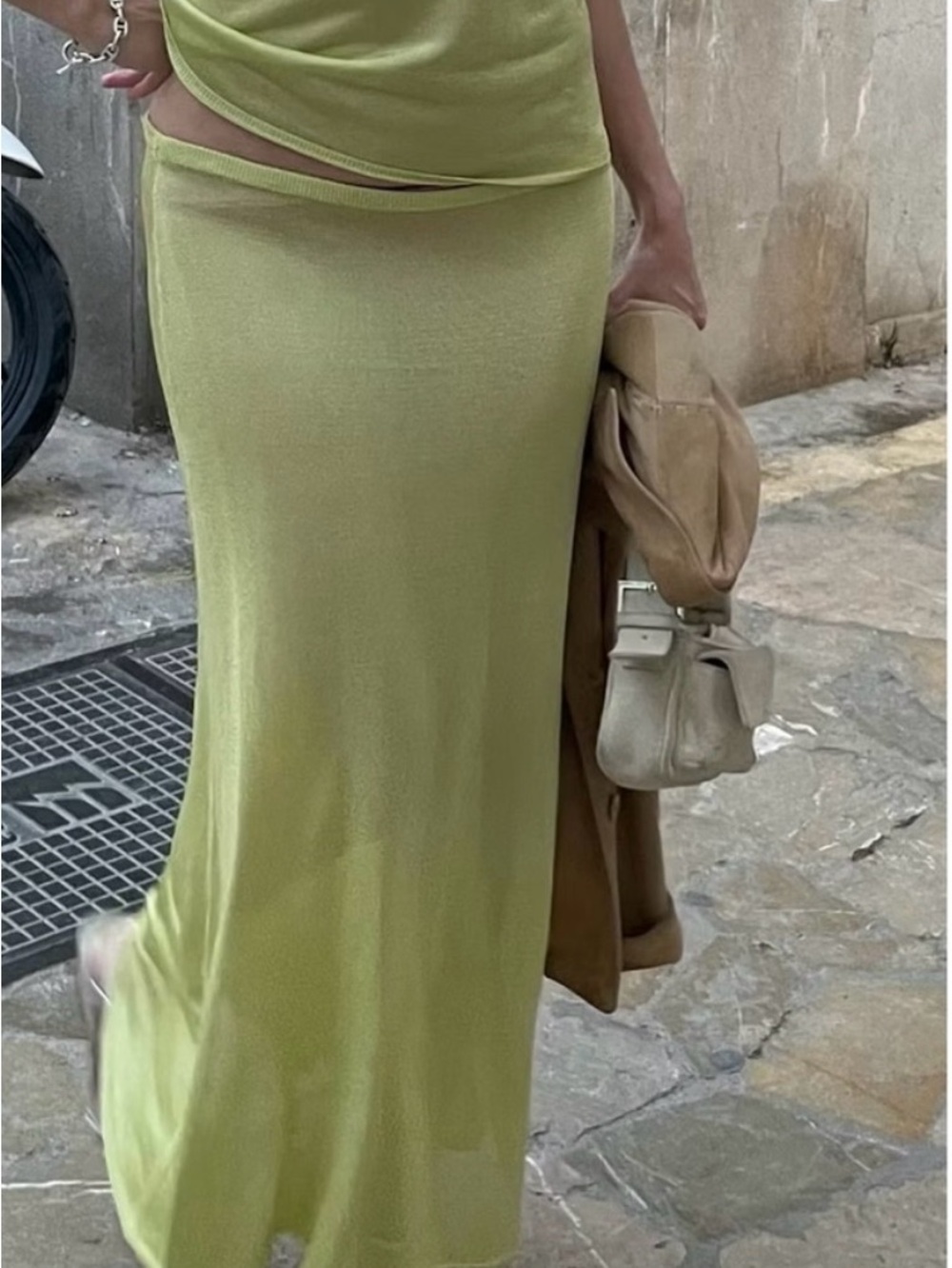 Djerf Avenue Knit Maxi Skirt